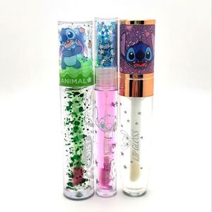 STITCH 3-Pack Lip Gloss Lip Oil Bundle NEW